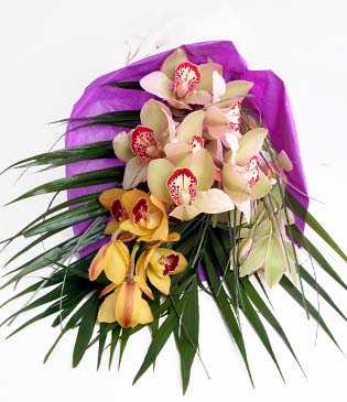  Adyaman cicekciler , cicek siparisi  1 adet dal orkide buket halinde sunulmakta