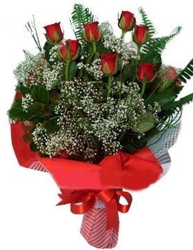 7 kırmızı gül buketi  Adıyaman çiçek servisi , çiçekçi adresleri 